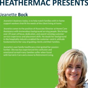 Jeanette Bock, - Home Care Assistance